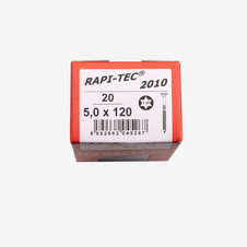 Skrutky RAPI-TEC 2010 T25 5x120 mm 20ks