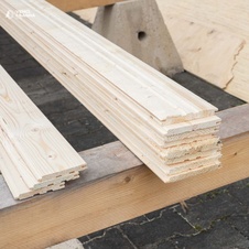 Smrekové obkladové dosky C Klasik 15x121x4000 mm