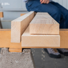 Smrekové hobľované trámy ABC 42x95x4000 mm