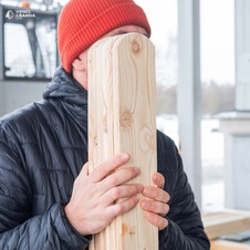 Plotovka Smrekovec Zaguľatený Koniec 18x88x600 mm