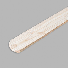 Plotovka Smrekovec Zaguľatený Koniec AB 18x88x1500 mm