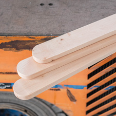 Plotovka Jelša Zaguľatený Koniec 20x86x1000 mm