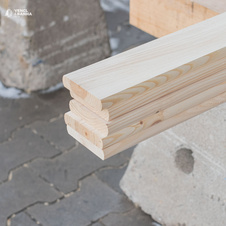 Smreková Plotovka Rovný Koniec AB 18x88x1200 mm