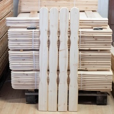 Plotovka Smrek Tvarovaná AB 19x90x970 mm