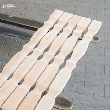 Profilovaná jelšová plotovka 28x90x1200mm