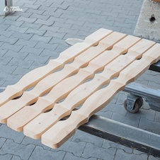 Profilovaná jelšová plotovka 28x90x1200mm