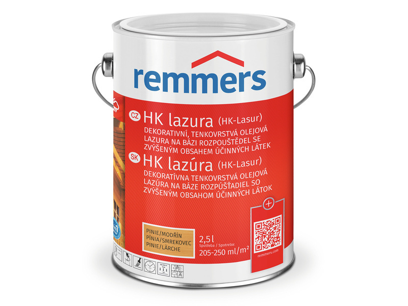 Remmers HK Lazúra 3v1 – bezfarebná (Farblos) 0,75 l
