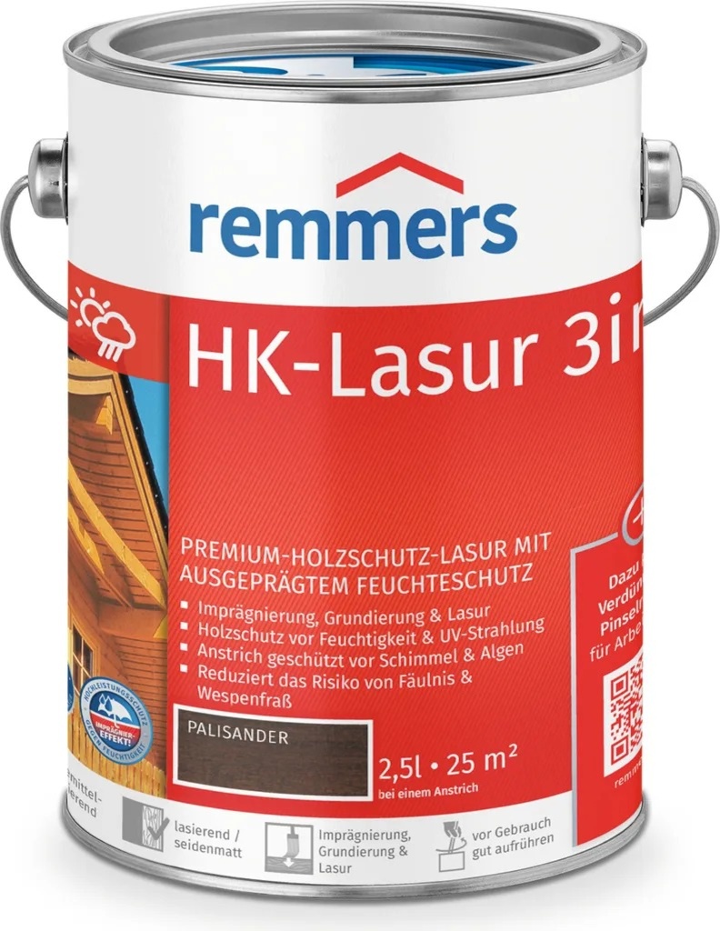 Remmers HK Lazúra 3v1 – palisander (Palisander) 2,5 l